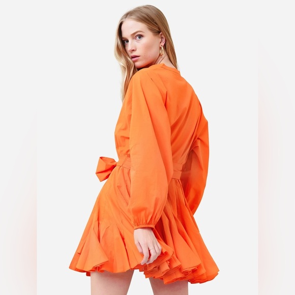 NWT Rhode Orange Emma Dress Size Medium - Picture 12 of 12
